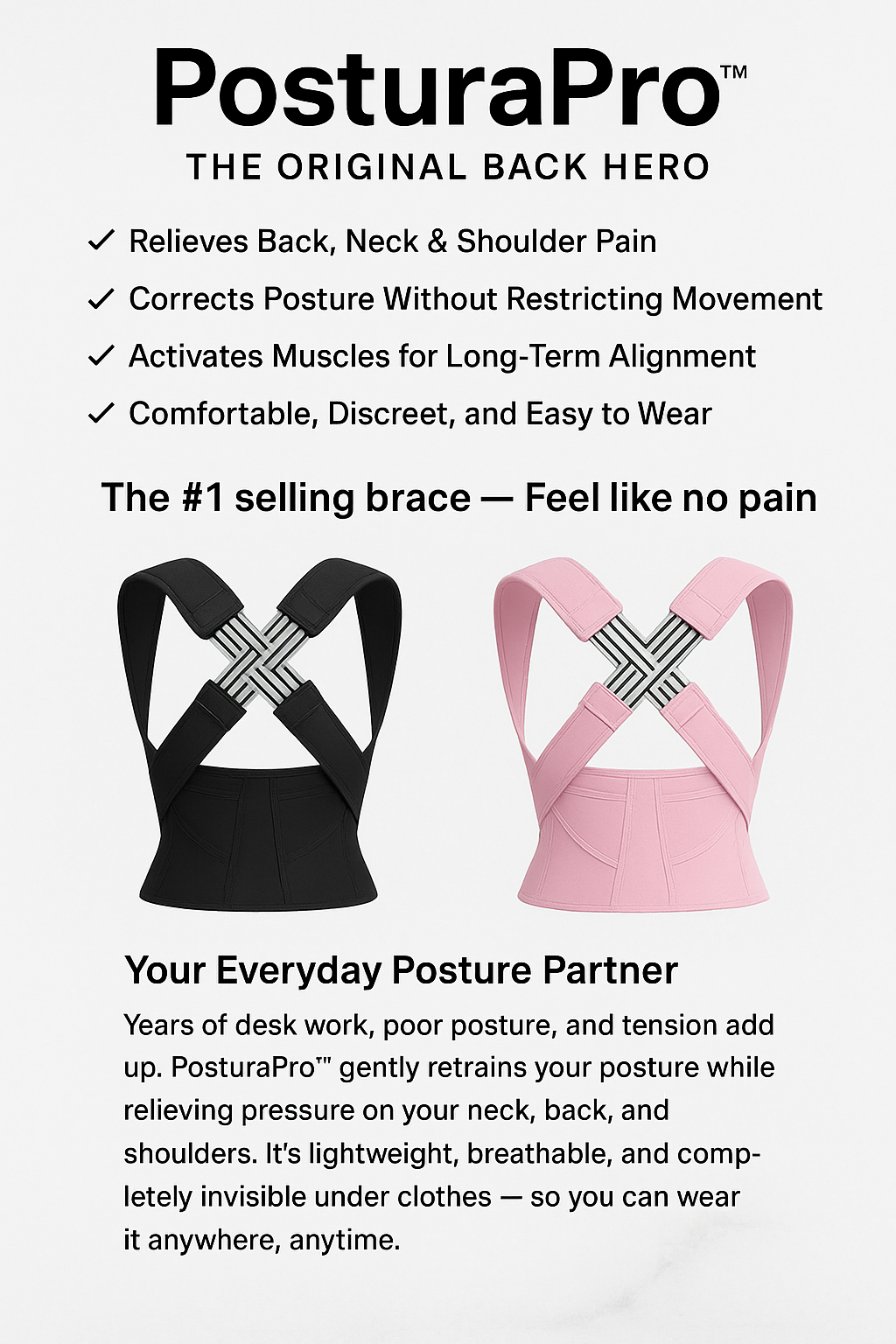 PosturaPro™ – The Original Back Hero