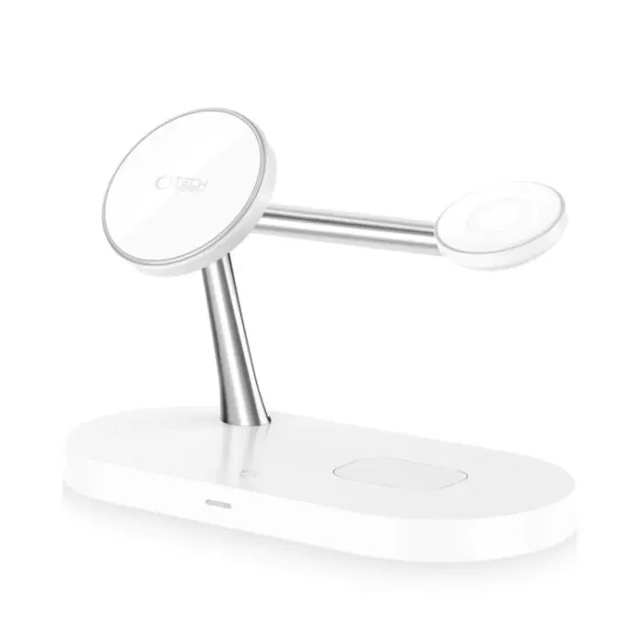 PureCharge™ – 4-i-1 MagSafe Laddstation i Vit Minimalism