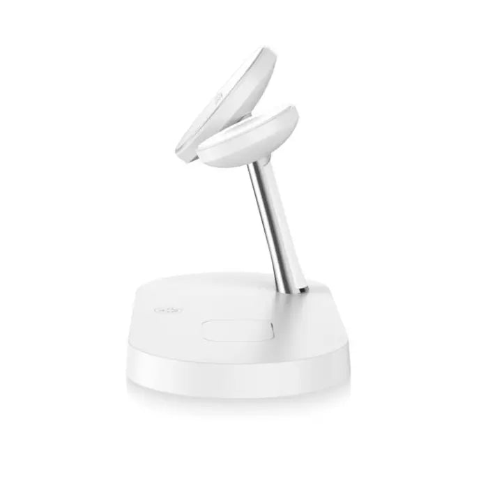 PureCharge™ – 4-i-1 MagSafe Laddstation i Vit Minimalism