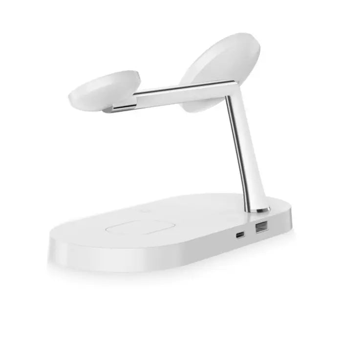 PureCharge™ – 4-i-1 MagSafe Laddstation i Vit Minimalism