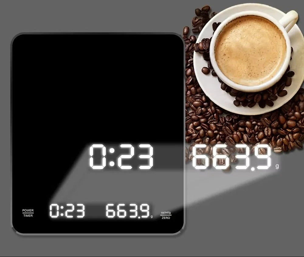 NutriScale™ – Smart Digital Högprecisions Matvåg för Kök & Kaffe